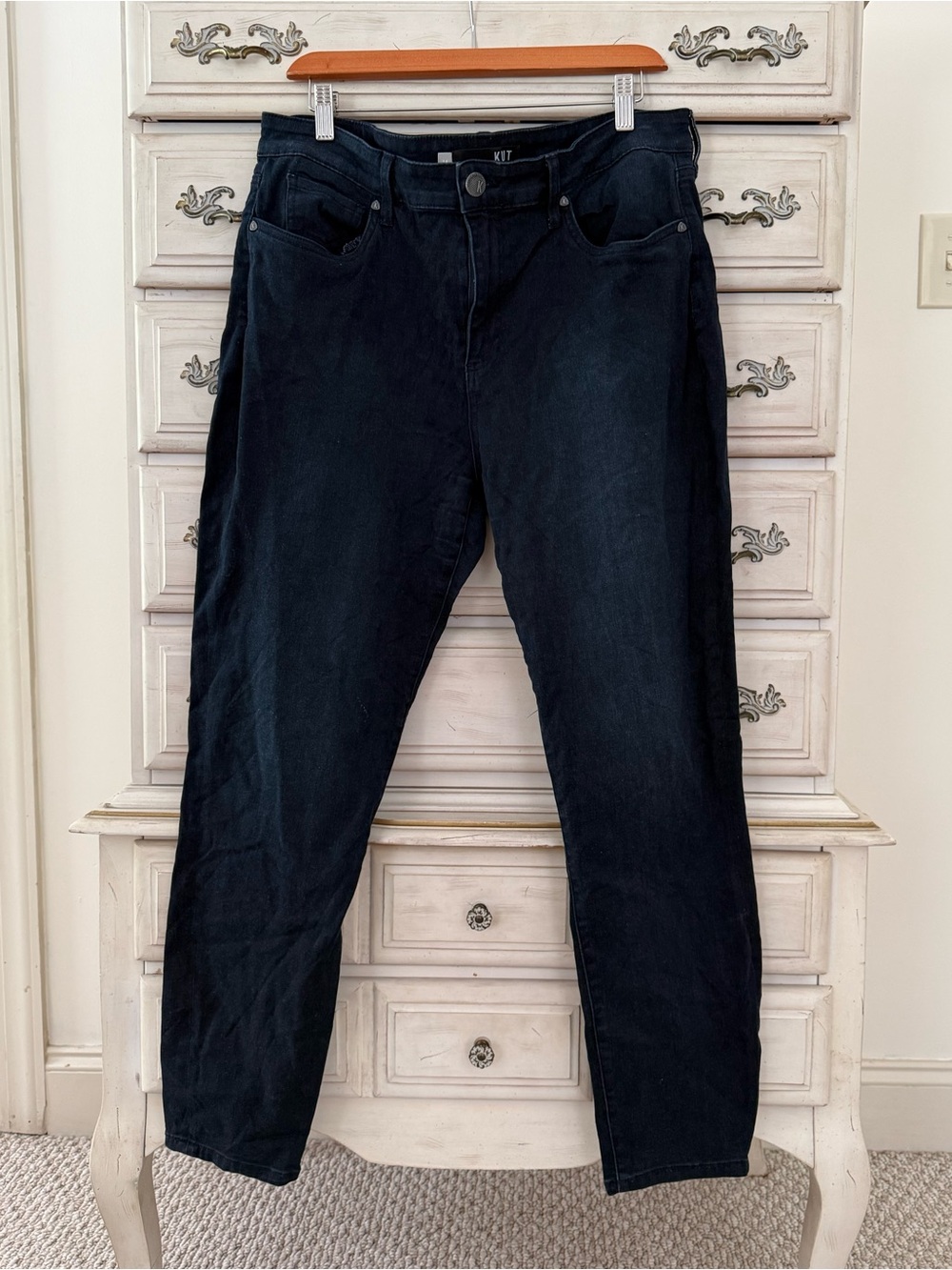 Kut From the Kloth Donna Dark Wash Skinny Jeans